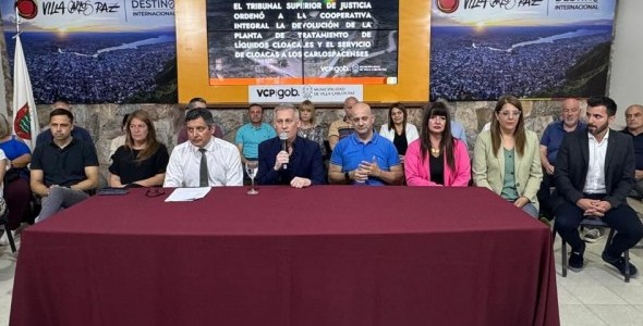 EL TRIBUNAL SUPERIOR DE JUSTICIA DEVOLVIÓ LA PLANTA DE TRATAMIENTO DE CLOACAS Y EL SERVICIO DE CLOA