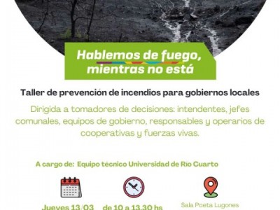 TALLER DE PREVENCIÓN DE INCENDIOS PARA GOBIERNOS LOCALES