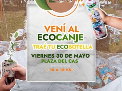 SE VIENE UN NUEVO ECOCANJE ESTE VIERNES EN LA PLAZA DEL CAS