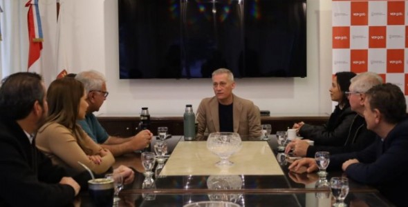 EL INTENDENTE ESTEBAN AVILÉS RECIBIÓ A DISTINTOS FUNCIONARIOS DE CHACO