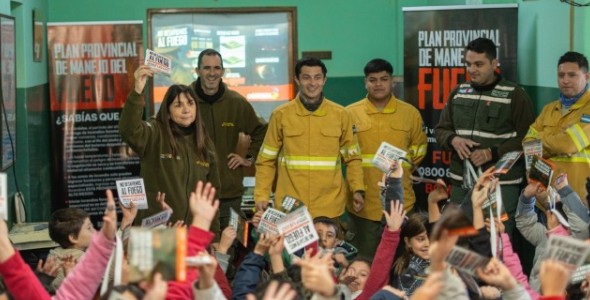 CAPILLA DEL MONTE: SE REALIZÓ UNA JORNADA DE PREVENCIÓN EN INCENDIOS FORESTALES PARA NIÑOS Y ÑI�