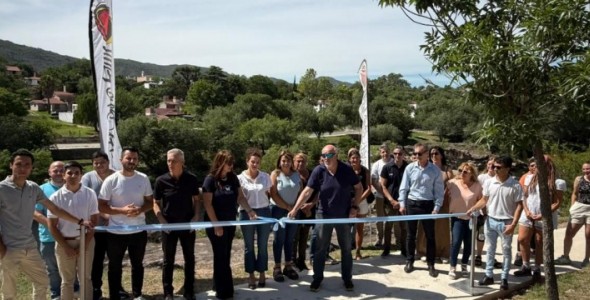 EL MUNICIPIO INAUGURÓ LAS NUEVAS VEREDAS DE LA ETAPA PARQUE ESTANCIA LA QUINTA Y EL PUENTE LOS GIGA