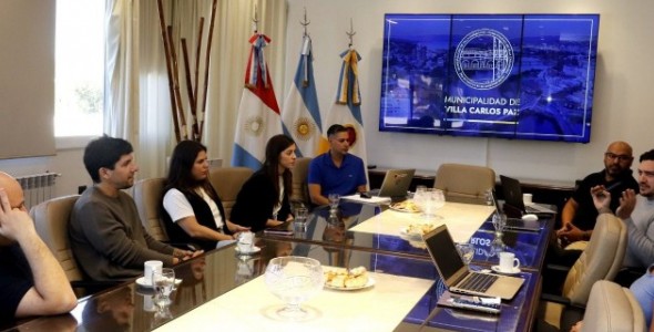 VILLA CARLOS PAZ MANTUVO UNA REUNIÓN DE TRABAJO CON DESPEGAR PARA ANALIZAR ACCIONES DE PROMOCIÓN D