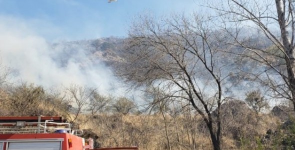NUEVO INCENDIO DETECTADO EN ZONA DE MINA CLAVERO