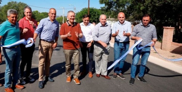 Traslasierra: Schiaretti habilitó un puente y anunció nuevas obras viales