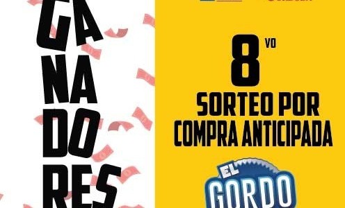 ESTOS SON LOS GANADORES DEL OCTAVO SORTEO POR COMPRA ANTICIPADA DEL GORDO!!