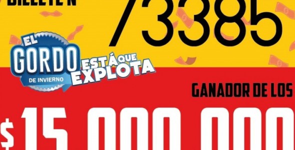 EL 73385 SE QUEDÓ CON EL GORDO DE INVIERNO!