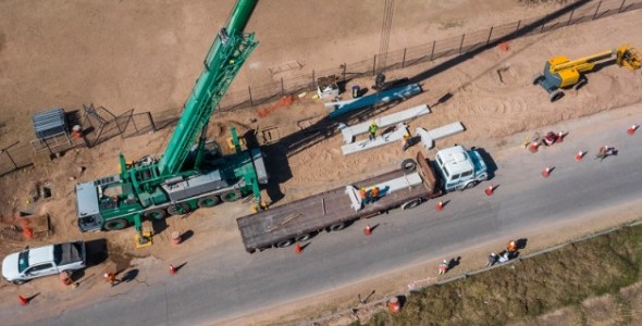 AVANZA LA CONSTRUCCIÓN DE UNA PASARELA PEATONAL SOBRE CIRCUNVALACIÓN