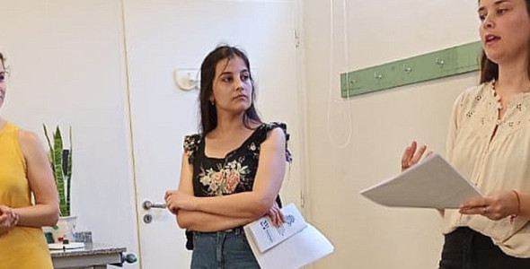 PRACTICANTES UNIVERSITARIAS PRESENTARON INFORME SOBRE ASISTENCIA A LA VÍCTIMA