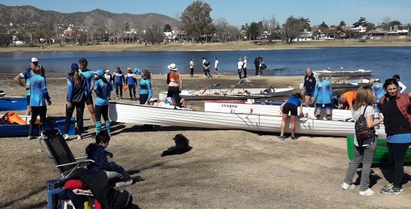 El Club de Remo se prepara para la Regata Travesía Vuelta al lago 2019