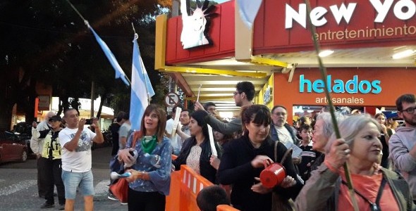 Manifestación contra el aumento de tarifas