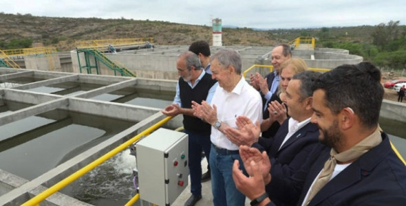 TANTI: SCHIARETTI HABILITÓ LA OBRA DE SANEAMIENTO CLOACAL