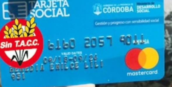 TARJETA SOCIAL PARA CELÍACOS: EL MARTES 29 SE ACREDITARÁ EL MONTO DE JULIO Y AGOSTO