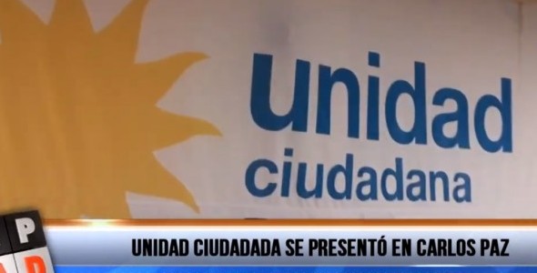Unidad Ciudadana se presentó en Carlos Paz