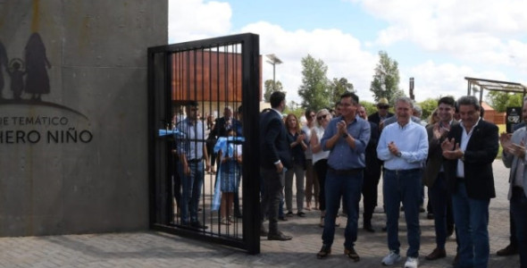 VILLA SANTA ROSA: SCHIARETTI INAUGURÓ EL PARQUE TEMÁTICO BROCHERO NIÑO