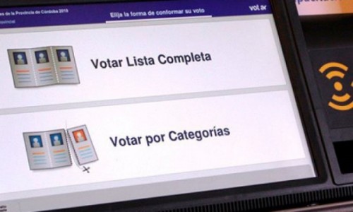 CARLOS PAZ VOTARÁ CON VOTO ELECTRÓNICO  CON UN SISTEMA  SIMPLE 