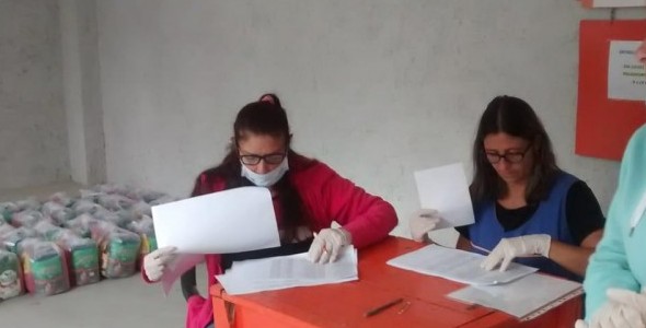 La Municipalidad entregó alimentos en barrios de la ciudad 