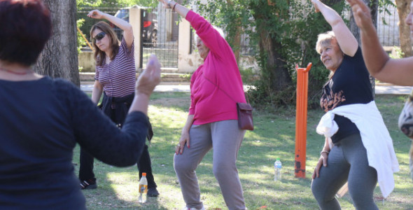 Brindan actividad física en el Centro de Salud Sol y Río