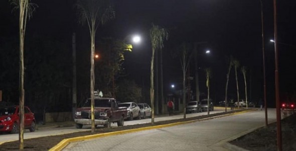 Inauguraron la obra de adoquinado en Altos del Valle