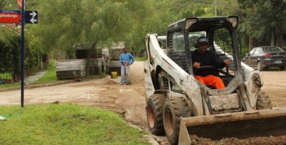 Avanza el plan de adoquinado en Sol y Río