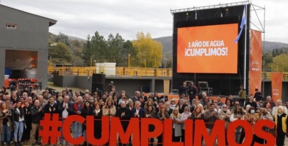 Se cumplió un año del Servicio Municipal de Agua