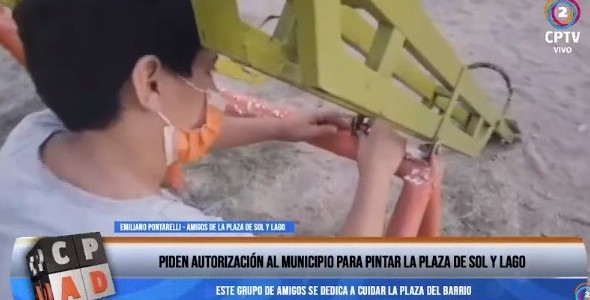 Piden Autorización al municipio para pintar la plaza de Sol y Lago