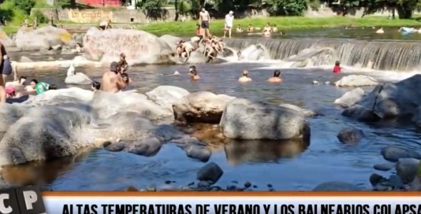 Vecinos y turistas disfrutan de los balnearios