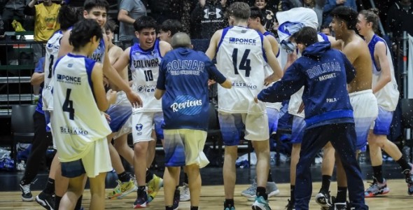 ¡Bolívar hizo historia y es subcampeón del básquet nacional U15!