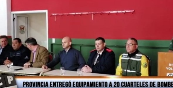 Nuevo equipamiento para el Cuartel de Bomberos de Carlos Paz