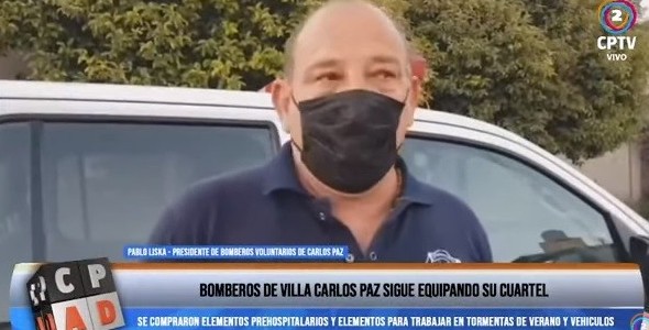 Bomberos de Villa Carlos Paz sigue equipando su cuartel