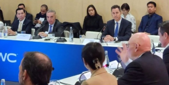 Manuel Calvo disertó en el MWC Barcelona, la principal feria de tecnología del mundo
