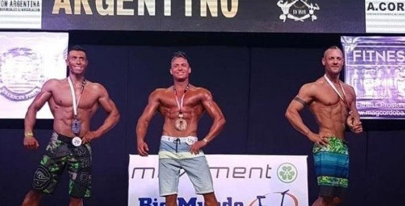 Un carlospacense es campeón en el Campeonato Argentino de fisicoculturismo y fitness