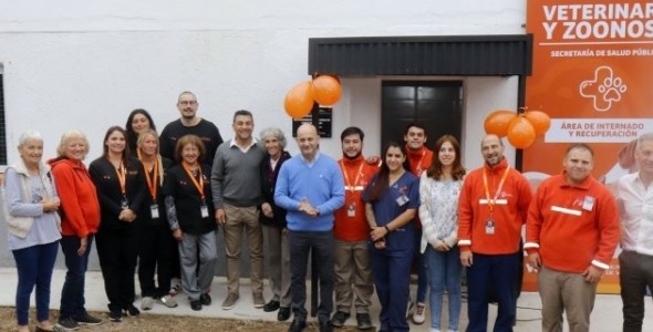 NUEVA SALA DE INTERNACIÓN Y RECUPERACIÓN EN LOS CANILES MUNICIPALES