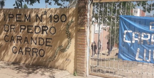 Preocupación por las obras detenidas en el IPEM 190 Carande Carro