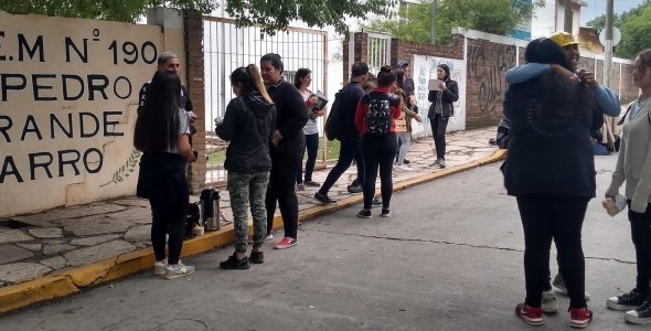 Comenzaron las obras en el IPEM 190 Carande Carro