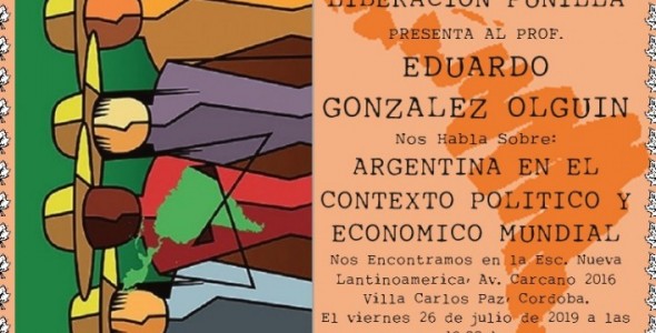 Presentarán una charla sobre el contexto político y económico
