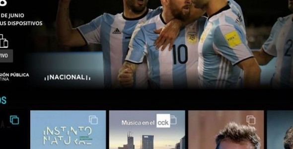 Alentamos a la selección por la tv pública