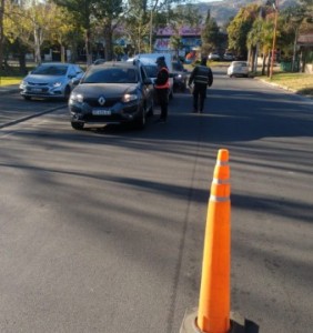 Controles vehiculares durante el fin de semana