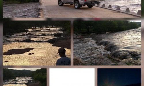 Ingresó una creciente al río San Antonio tras las lluvias de este miércoles