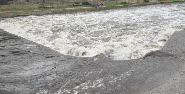 Creciente de 3 metros en el río San Antonio