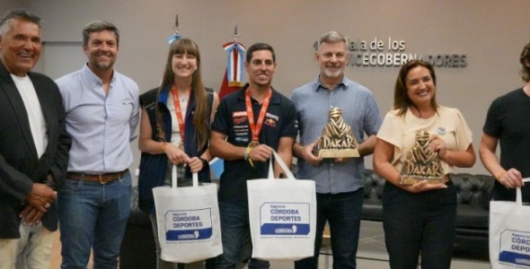 LA PROVINCIA RECONOCIÓ A LOS CORDOBESES DESTACADOS EN EL DAKAR 2025