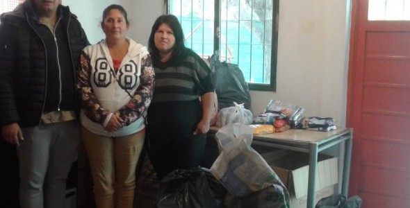 Vecinos del barrio Altos del Valle realizan actividades solidarias 