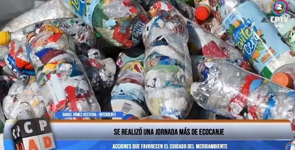 Se realizó una jornada más de ecocanje