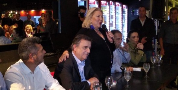 Campaña para las elecciones a gobernador de Cambiemos en Carlos Paz