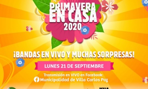 La fiesta de la primavera será virtual este año