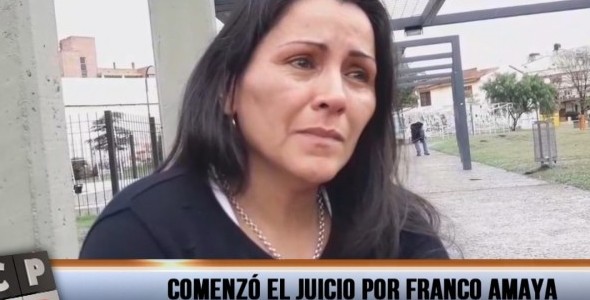 Comenzó el juicio por el asesinato de Franco Amaya