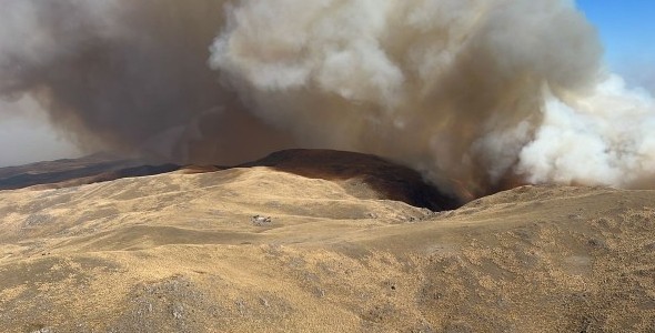 INCENDIO EN POTRERO DE GARAY: QUEDA ACTIVO UN FOCO EN ALTA MONTAÑA