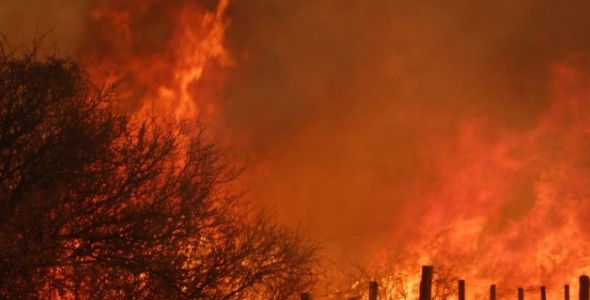 Alerta roja por los incendios en Cordoba