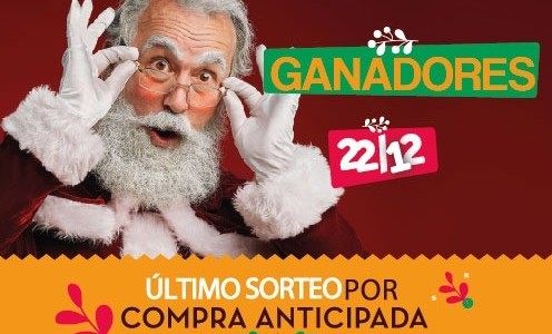 ESTOS SON LOS GANADORES DEL DÉCIMO SORTEO POR COMPRA ANTICIPADA DEL GORDO!!