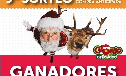ESTOS SON LOS GANADORES DEL NOVENO SORTEO POR COMPRA ANTICIPADA DEL GORDO!!